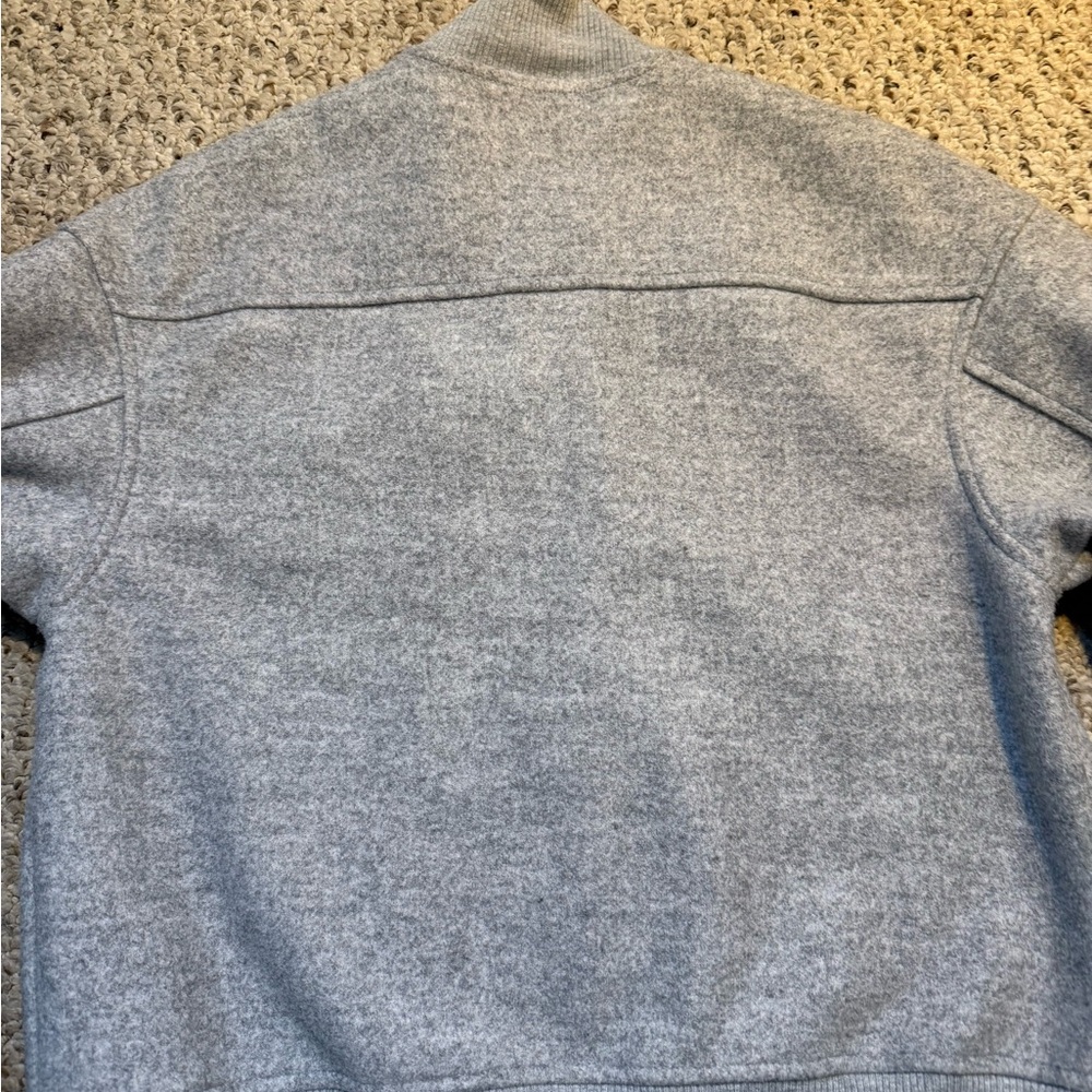Madewell Gray Bomber Jacket - Picture 6 of 6
